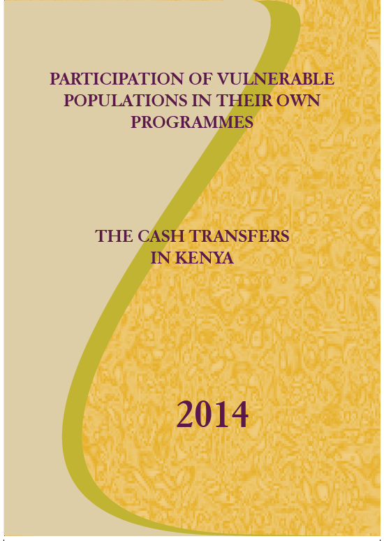 PARTICIPATION OF VULNERABLE POPULATIONS IN THEIR OWN PROGRAMMES: THE CASH TRANSFERS IN KENYA