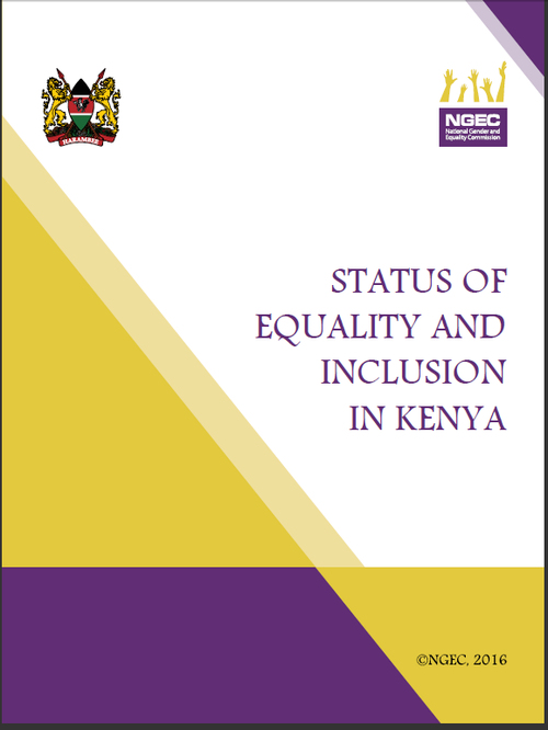 STATUS OF EQUALITY AND INCLUSION IN KENYA