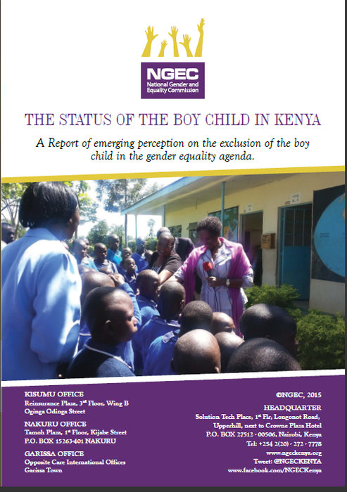 STATUS OF THE BOY CHILD REPORT