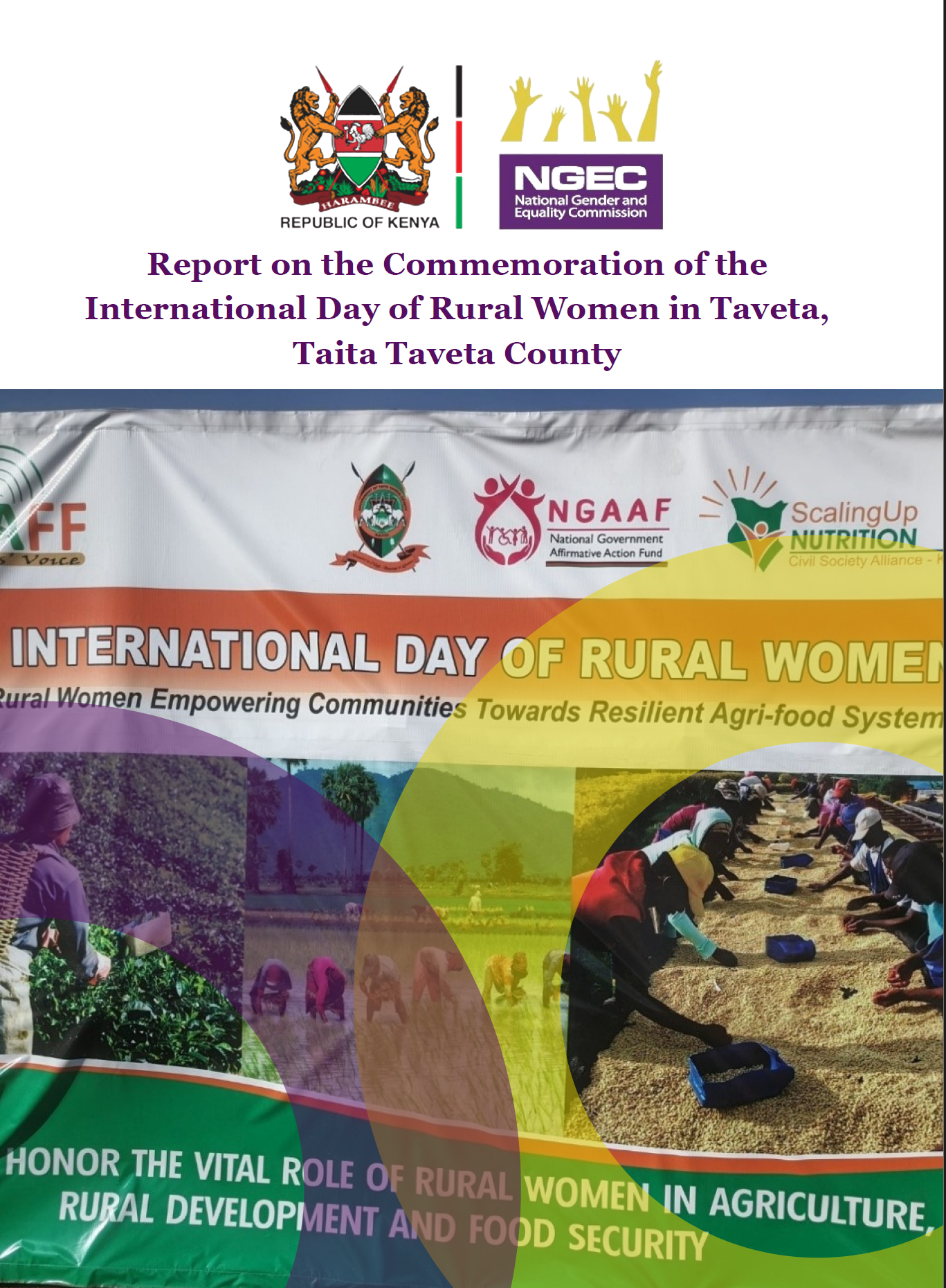 Report on the Commemoration of the International Day of Rural Women in Taita Taveta County
