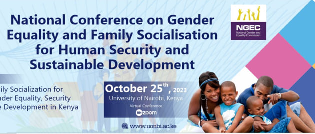 REGISTER FOR THE NATIONAL CONFERENCE ON GENDER EQUALITY AND FAMILY SOCIALISATION FOR HUMAN SECURITY AND SUSTAINABLE DEVELOPMENT