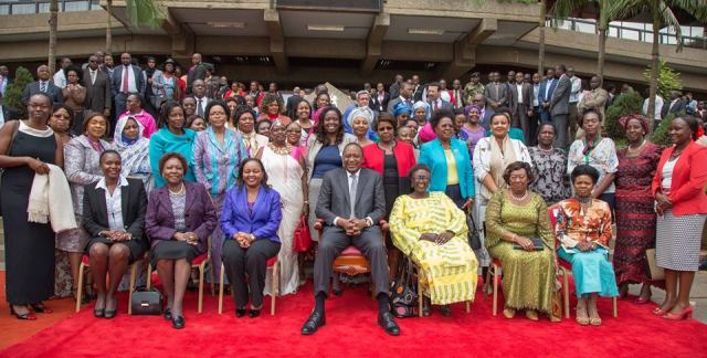 Boost for two thirds gender rule as President Launches campaign