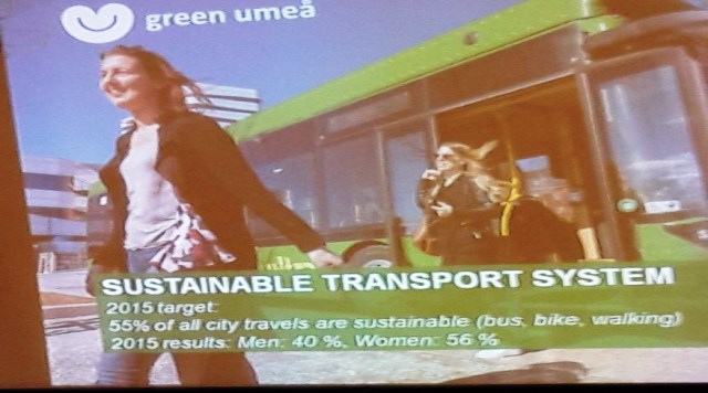 Looking at climate change and transport from a gender perspective