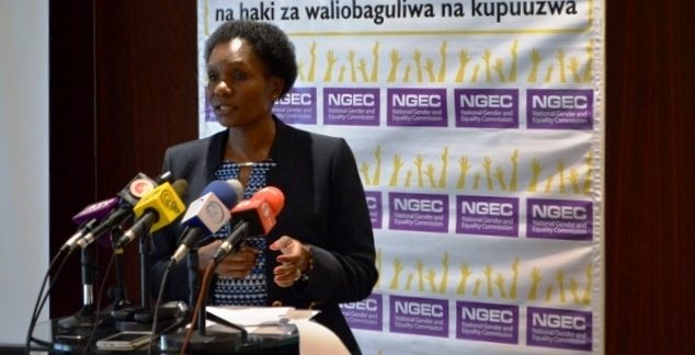 NGEC asks AG to publish Bill for immediate realization of the two thirds gender principle