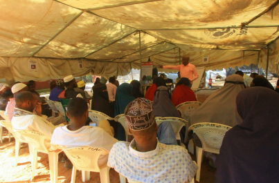 Community Dialogue in Hagadera Refugee Camp Champions Women's Leadership and Positive Masculinity