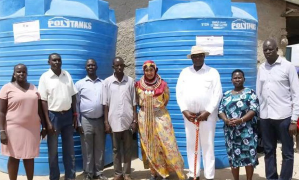 NGEC DONATES WATER TANKS AND SANITARY KITS IN KAPUA